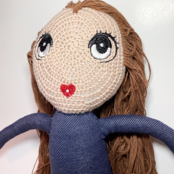 Antebies Handcrafted Organic Cotton Crochet Doll - Picture 2 of 7